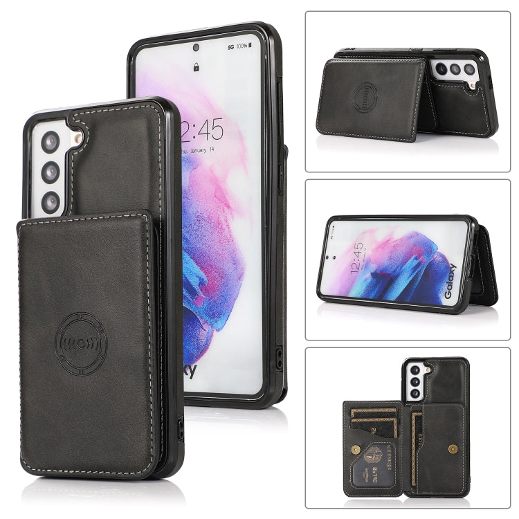 Calf Texture Magnetic Card Bag PU Phone Case, For Samsung Galaxy Note20, For Samsung Galaxy S10, For Samsung Galaxy S20, For Samsung Galaxy S20+, For Samsung Galaxy S20 Ultra, For Samsung Galaxy S21 5G, For Samsung Galaxy S21+ 5G�����������������������...
