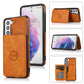 Calf Texture Magnetic Card Bag PU Phone Case, For Samsung Galaxy Note20, For Samsung Galaxy S10, For Samsung Galaxy S20, For Samsung Galaxy S20+, For Samsung Galaxy S20 Ultra, For Samsung Galaxy S21 5G, For Samsung Galaxy S21+ 5G�����������������������...