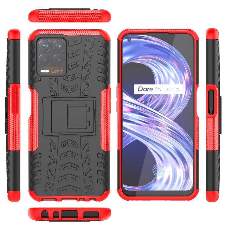 Tire Texture TPU + PC Phone Case with Holder, For OPPO Realme 8i, For Xiaomi Redmi Note 11 Pro (China), For Motorola Moto E40, For Samsung Galaxy A03 Global, For Samsung Galaxy A53 5G