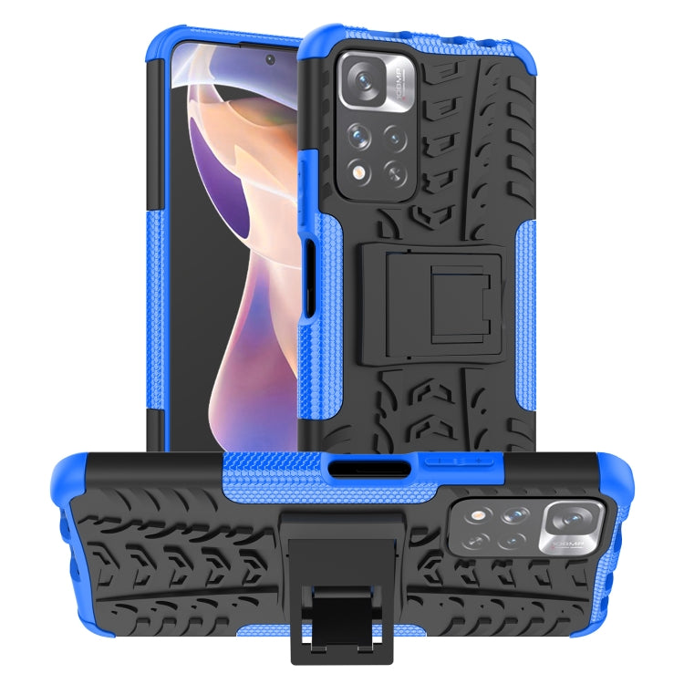 Tire Texture TPU + PC Phone Case with Holder, For OPPO Realme 8i, For Xiaomi Redmi Note 11 Pro (China), For Motorola Moto E40, For Samsung Galaxy A03 Global, For Samsung Galaxy A53 5G