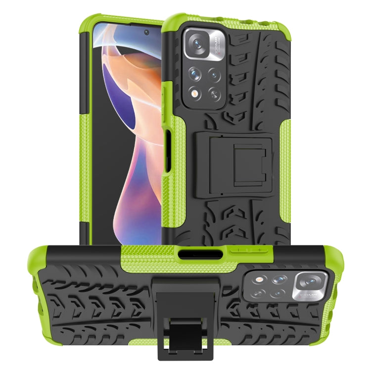 Tire Texture TPU + PC Phone Case with Holder, For OPPO Realme 8i, For Xiaomi Redmi Note 11 Pro (China), For Motorola Moto E40, For Samsung Galaxy A03 Global, For Samsung Galaxy A53 5G