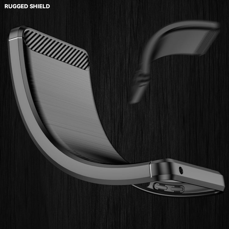 Brushed Texture Carbon Fiber TPU Phone Case, For Samsung Galaxy A73 5G