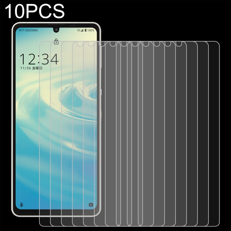 10 PCS 0.26mm 9H 2.5D Tempered Glass Film, For Alcatel Hero N3 8020 (10 PCS), For Sharp Aquos S3 (10 PCS), For Alcatel One Touch Idol 2S (10 PCS), For Sharp Aquos Sense 3 (10 PCS), For Alcatel A3 (10 PCS), For Sharp Aquos Sense 3 Plus (10 PCS)���������...