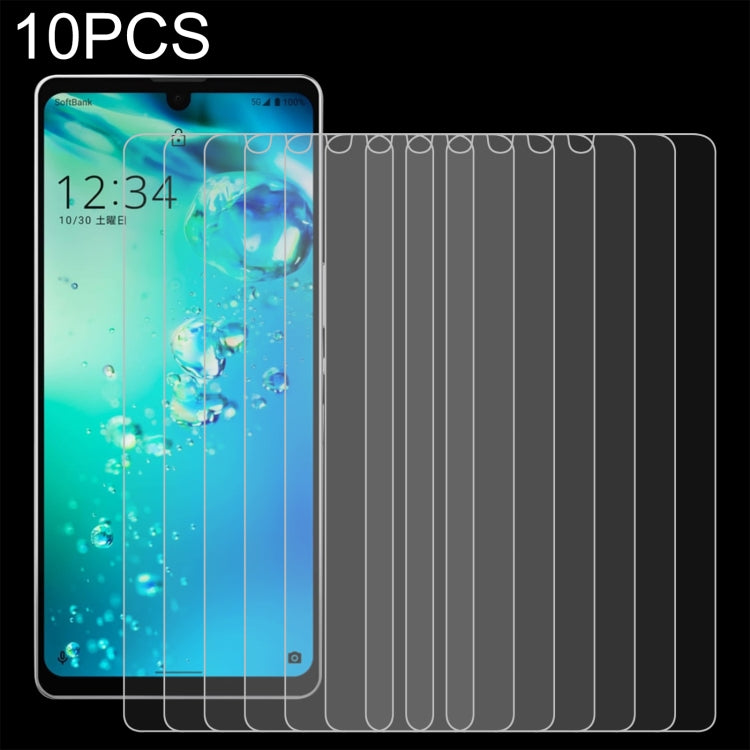 10 PCS 0.26mm 9H 2.5D Tempered Glass Film, For Alcatel Hero N3 8020 (10 PCS), For Sharp Aquos S3 (10 PCS), For Alcatel One Touch Idol 2S (10 PCS), For Sharp Aquos Sense 3 (10 PCS), For Alcatel A3 (10 PCS), For Sharp Aquos Sense 3 Plus (10 PCS)���������...