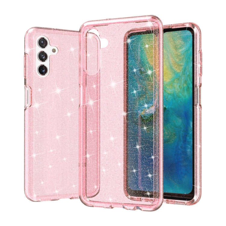 Shockproof Terminator Style Glitter Powder Protective Phone Case, For Samsung Galaxy A33 5G, For Samsung Galaxy A03s 166mm US Version, For Samsung Galaxy A13 5G, For Samsung Galaxy A53 5G