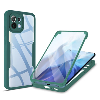 Acrylic + TPU 360 Degrees Full Coverage Shockproof Phone Case, For Xiaomi Mi 11, For Xiaomi Mi 11 Lite, For Xiaomi Mi 11T / 11T Pro, For Xiaomi Redmi Note 11 5G China, For Xiaomi Redmi Note 11 Pro / Note 11 Pro+
