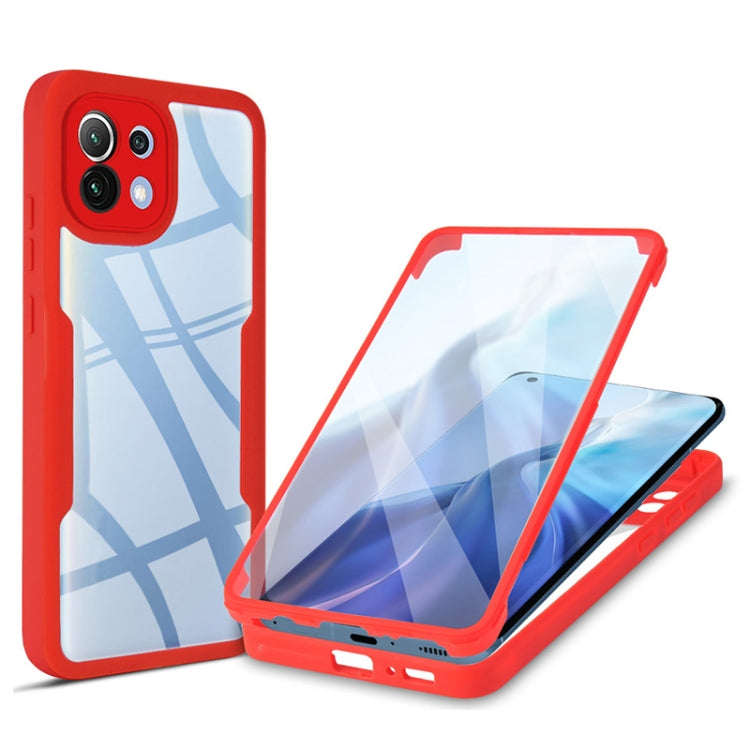 Acrylic + TPU 360 Degrees Full Coverage Shockproof Phone Case, For Xiaomi Mi 11, For Xiaomi Mi 11 Lite, For Xiaomi Mi 11T / 11T Pro, For Xiaomi Redmi Note 11 5G China, For Xiaomi Redmi Note 11 Pro / Note 11 Pro+