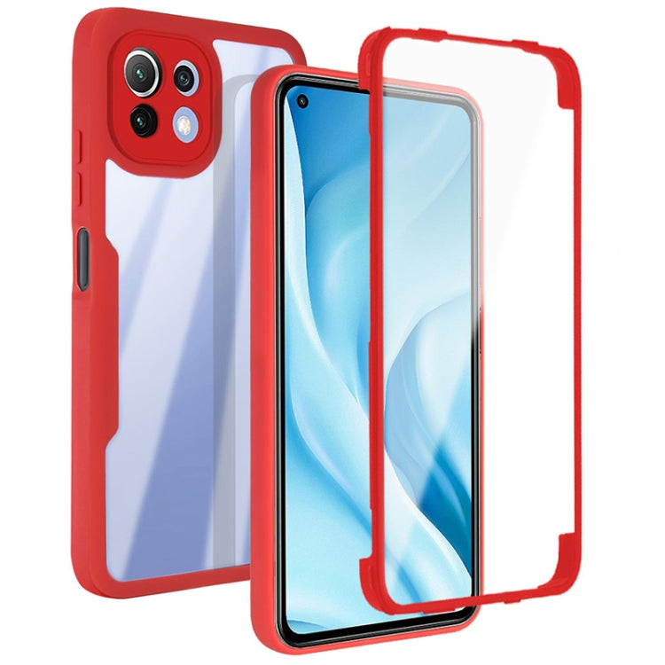 Acrylic + TPU 360 Degrees Full Coverage Shockproof Phone Case, For Xiaomi Mi 11, For Xiaomi Mi 11 Lite, For Xiaomi Mi 11T / 11T Pro, For Xiaomi Redmi Note 11 5G China, For Xiaomi Redmi Note 11 Pro / Note 11 Pro+