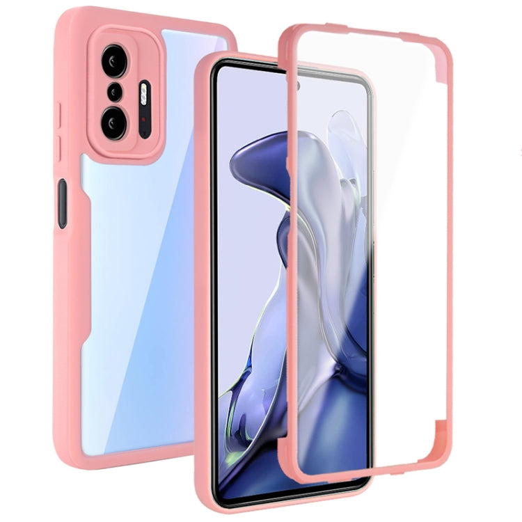 Acrylic + TPU 360 Degrees Full Coverage Shockproof Phone Case, For Xiaomi Mi 11, For Xiaomi Mi 11 Lite, For Xiaomi Mi 11T / 11T Pro, For Xiaomi Redmi Note 11 5G China, For Xiaomi Redmi Note 11 Pro / Note 11 Pro+
