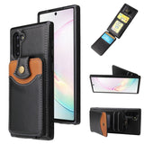 Soft Skin Leather Wallet Bag Phone Case, For Samsung Galaxy Note10, For Samsung Galaxy Note10+, For Samsung Galaxy S10, For Samsung Galaxy S10+