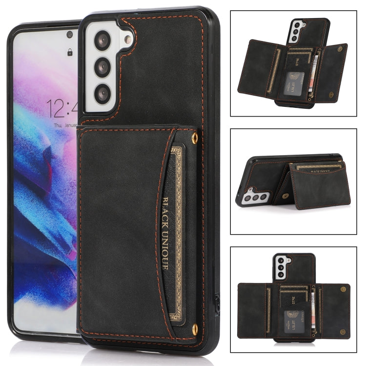 Three-fold Leather Phone Case with Card Slot & Wallet & Holder, For Samsung Galaxy A13 5G, For Samsung Galaxy A32 4G, For Samsung Galaxy A32 5G, For Samsung Galaxy S20, For Samsung Galaxy S20+, For Samsung Galaxy S21, For Samsung Galaxy S21+�����������...