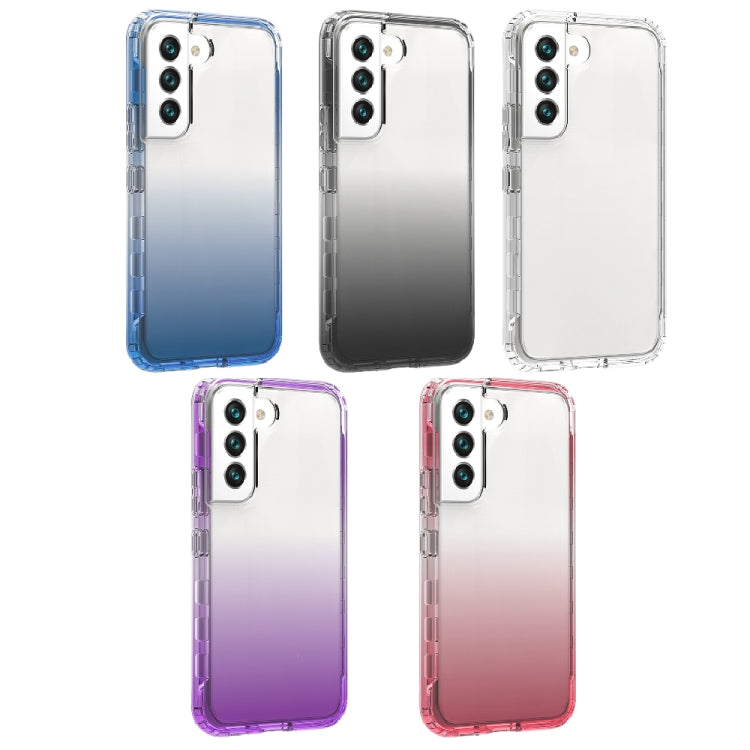Transparency Two-color Gradient PC+TPU Phone Case, For Samsung Galaxy S22 5G, For Samsung Galaxy S22+ 5G, For Samsung Galaxy S22 Ultra 5G