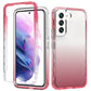 Transparency Two-color Gradient PC+TPU Phone Case, For Samsung Galaxy S22 5G, For Samsung Galaxy S22+ 5G, For Samsung Galaxy S22 Ultra 5G