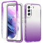 Transparency Two-color Gradient PC+TPU Phone Case, For Samsung Galaxy S22 5G, For Samsung Galaxy S22+ 5G, For Samsung Galaxy S22 Ultra 5G