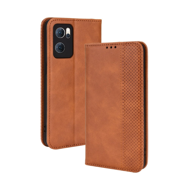 Magnetic Buckle Retro Texture Leather Phone Case