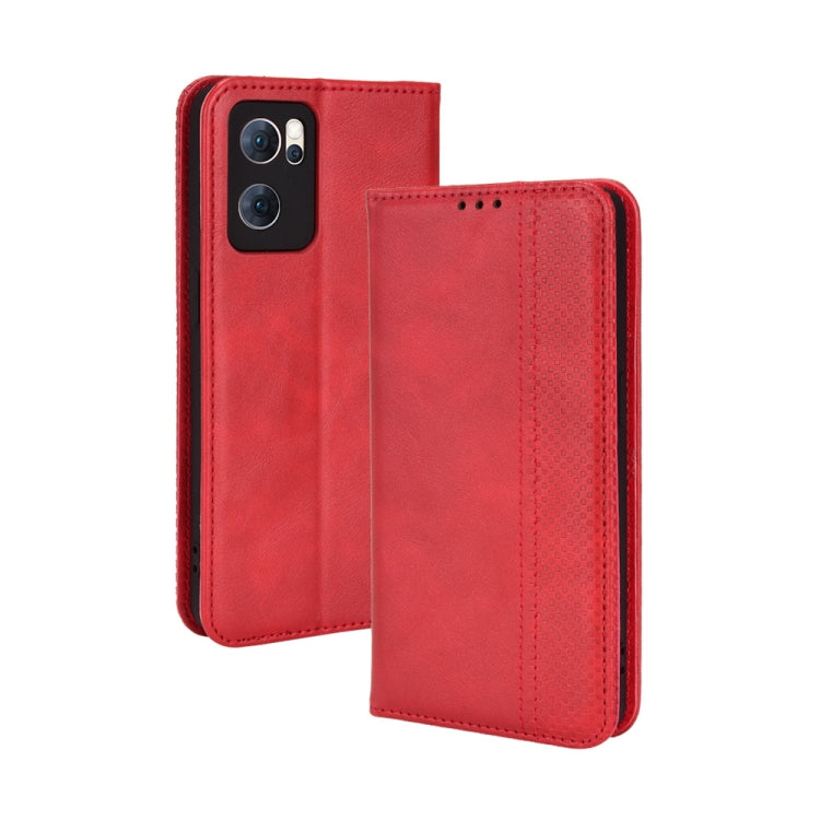 Magnetic Buckle Retro Texture Leather Phone Case