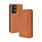 Magnetic Buckle Retro Texture Leather Phone Case