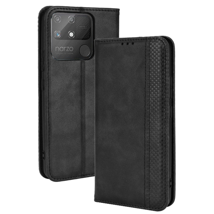 Magnetic Buckle Retro Texture Leather Phone Case