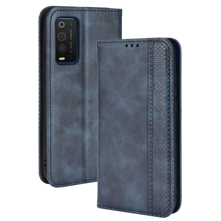 Magnetic Buckle Retro Texture Leather Phone Case