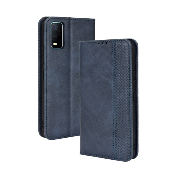 Magnetic Buckle Retro Texture Leather Phone Case