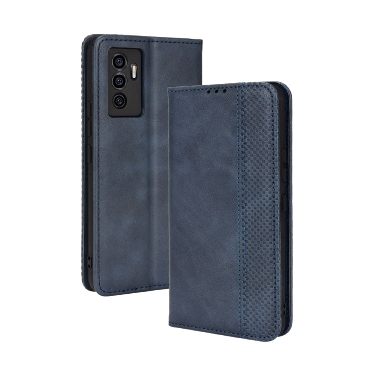 Magnetic Buckle Retro Texture Leather Phone Case