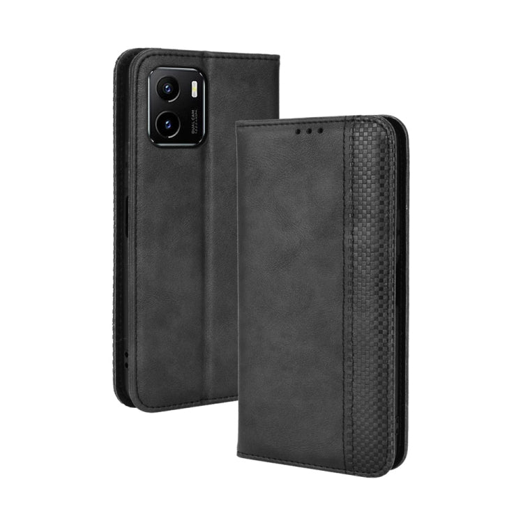 Magnetic Buckle Retro Texture Leather Phone Case