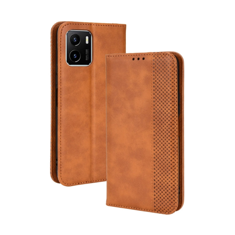 Magnetic Buckle Retro Texture Leather Phone Case