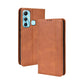 Magnetic Buckle Retro Texture Leather Phone Case