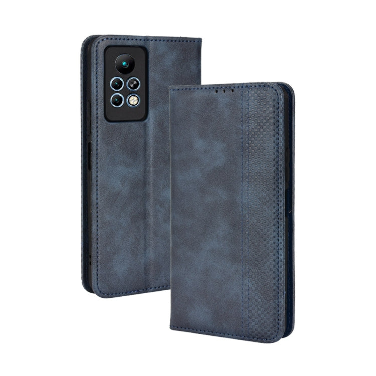 Magnetic Buckle Retro Texture Leather Phone Case