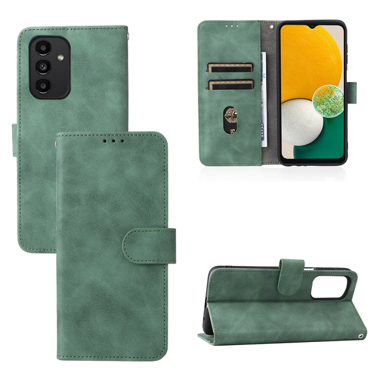 Skin Feel Magnetic Buckle Calf Texture PU Phone Case, For Samsung Galaxy A13 4G, For Sharp Aquos Wish SHG06, For Xiaomi 12 5G, For OnePlus 10 Pro 5G