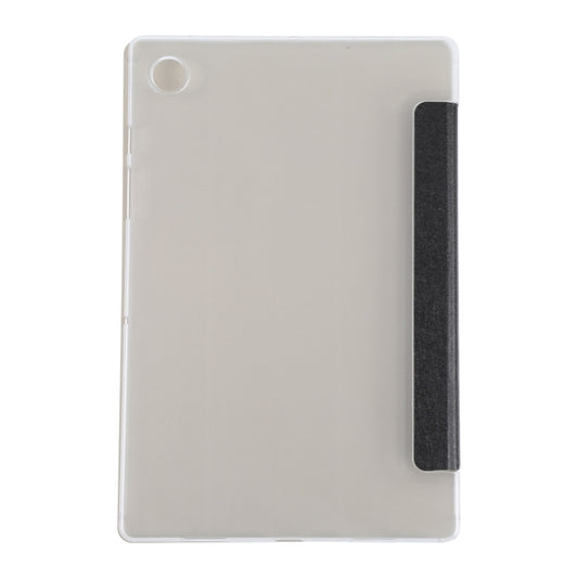 Silk Texture 3-fold Leather Tablet Case, For Samsung Galaxy Tab A8 10.5 2021 X200 / X205