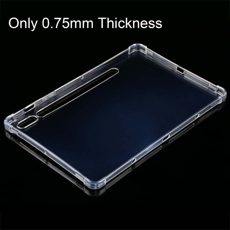 0.75mm Four-corner Shockproof Transparent TPU Tablet Case, For Samsung Galaxy Tab S8 Ultra X906N/SM-T870/T875, For Nokia T20