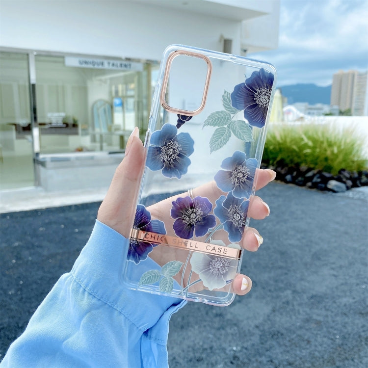 Translucent Plating Flower Phone Case, For Samsung Galaxy S22 5G, For Samsung Galaxy S22+ 5G, For Samsung Galaxy S22 Ultra 5G, For Samsung Galaxy S21 5G, For Samsung Galaxy S21+ 5G, For Samsung Galaxy S21 Ultra 5G