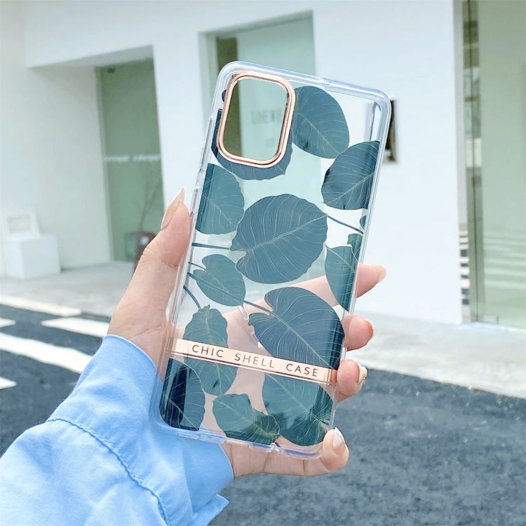 Translucent Plating Flower Phone Case, For Samsung Galaxy Note20, For Samsung Galaxy S21 FE 5G, For Samsung Galaxy A12, For Samsung Galaxy A13 4G, For Samsung Galaxy A03s 166mm, For Samsung Galaxy A42 5G, For Samsung Galaxy A22 4G����������������������...