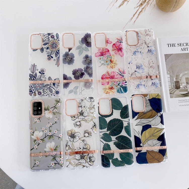 Translucent Plating Flower Phone Case, For Samsung Galaxy A32 5G