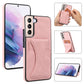 Ultra-thin Shockproof Phone Case with Holder, For Samsung Galaxy S22 5G, For Samsung Galaxy S22+ 5G, For Samsung Galaxy S22 Ultra 5G