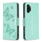 Two Butterflies Embossing Leather Phone Case, For Samsung Galaxy A13 4G, For Samsung Galaxy A33 5G, For Samsung Galaxy A73 5G, For Xiaomi 12