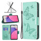 Two Butterflies Embossing Leather Phone Case, For Samsung Galaxy A13 4G, For Samsung Galaxy A33 5G, For Samsung Galaxy A73 5G, For Xiaomi 12