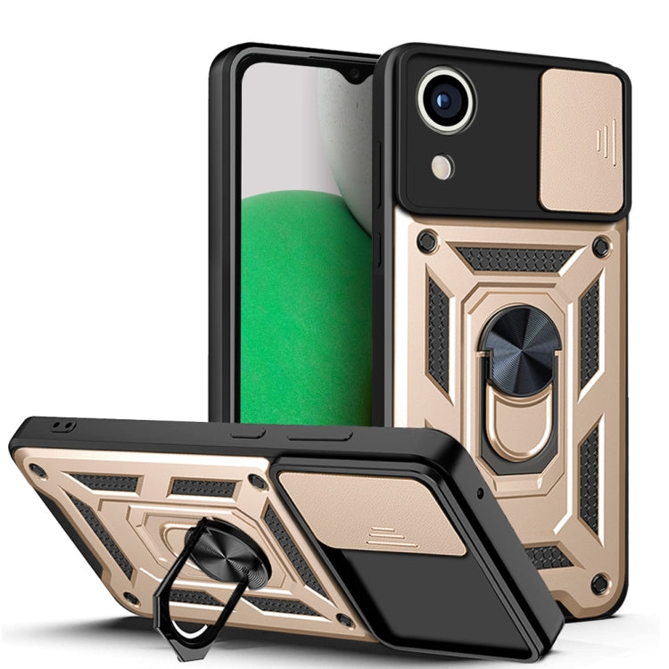 Sliding Camera Cover Design TPU+PC Phone Case