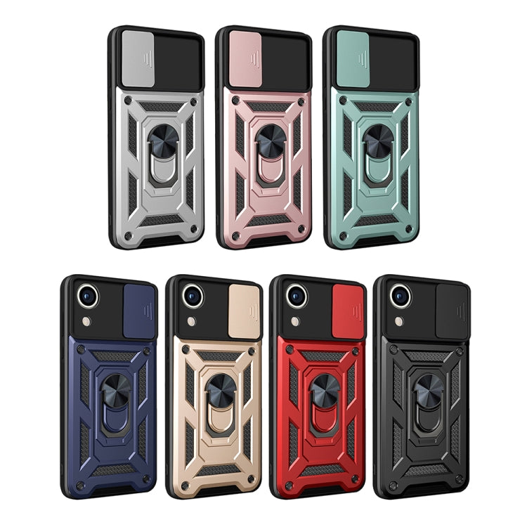 Sliding Camera Cover Design TPU+PC Phone Case