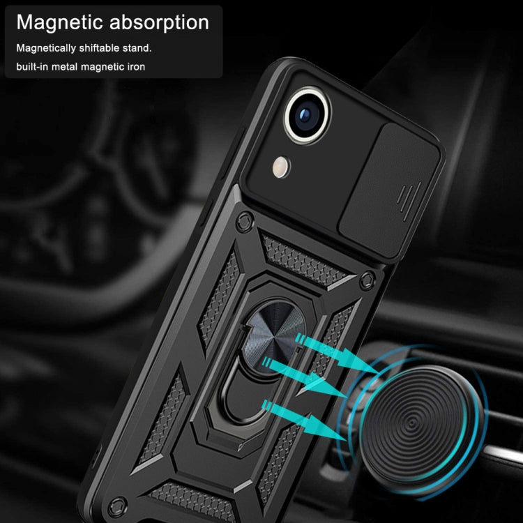 Sliding Camera Cover Design TPU+PC Phone Case