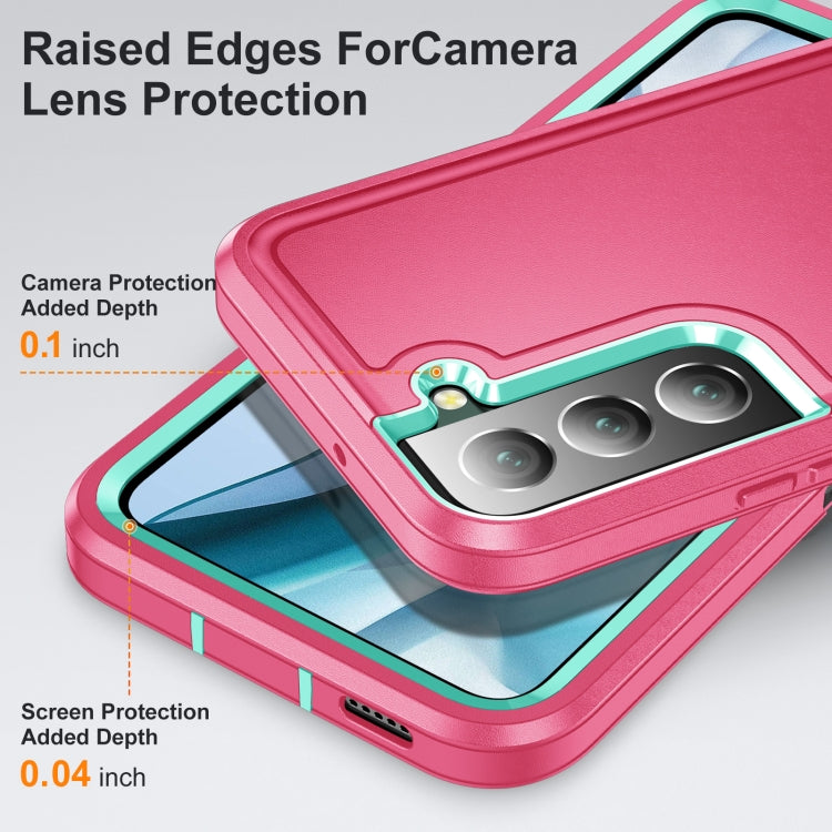 3 in 1 Rugged Holder Phone Case, For Samsung Galaxy S22 5G, For Samsung Galaxy S22+ 5G, For Samsung Galaxy S22 Ultra 5G