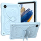 Beige PC + Silicone Holder Tablet Case, For Samsung Galaxy Tab A8 10.5 2021