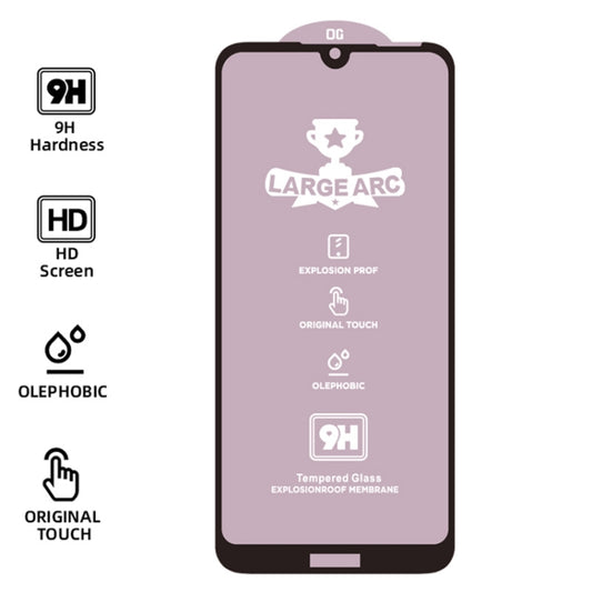 9H HD Large Arc High Alumina Full Screen Tempered Glass Film, For Galaxy A9 (2018) (1 PC), For Galaxy A30s (1 PC)