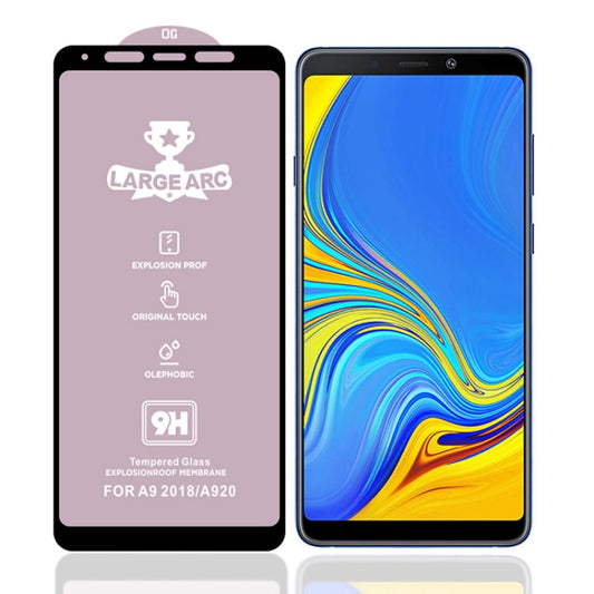 9H HD Large Arc High Alumina Full Screen Tempered Glass Film, For Galaxy A9 (2018) (1 PC), For Galaxy A30s (1 PC)