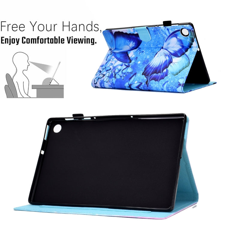 Sewing Pen Slot Leather Tablet Case, For Samsung Galaxy Tab A8, For Samsung Galaxy Tab A7 Lite T220, For Samsung Galaxy Tab A 8.0 2019 T290, For Samsung Galaxy Tab A 8.0 T350, For Samsung Galaxy Tab A7 10.4 2020 T500������������������������������������...