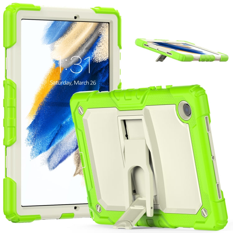 Shockproof Beige Silicone + PC Tablet Protective Case