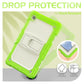 Shockproof Beige Silicone + PC Tablet Protective Case