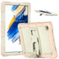 Shockproof Beige Silicone + PC Tablet Protective Case