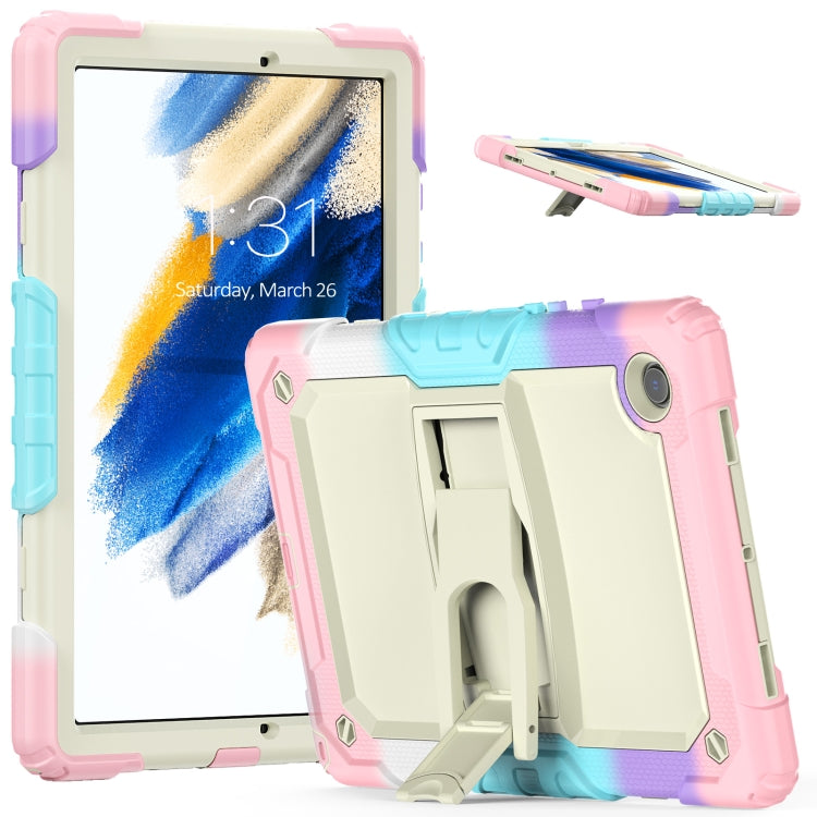 Shockproof Beige Silicone + PC Tablet Protective Case